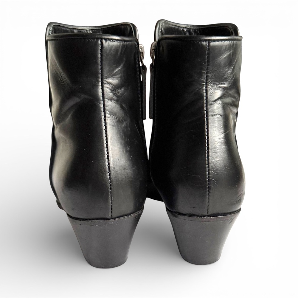 GIUSEPPE ZANOTTI Daddy 40 black leather ankle boots size 39 - Picture 8 of 16